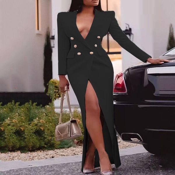 women's trench coats spring autumn slim coat windbreaker white deep v-neck double-breasted tights long-sleeved jacket, Tan;black
women's trench coats spring autumn slim coat windbreaker white deep v-neck double-breasted tights long-sleeved jacket, Tan;black