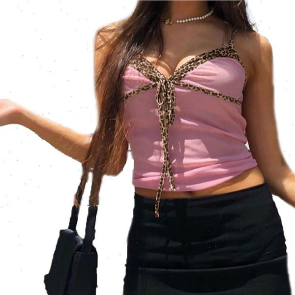 fashion tie knot front camisole womens cami v neck sleeveless leopard patchwork crop summer casual clothes, White
fashion tie knot front camisole womens cami v neck sleeveless leopard patchwork crop summer casual clothes, White