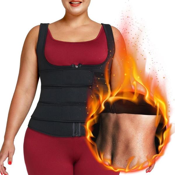 women's shapers mass21 waist trainer for women sauna trimmer slimming body shaper, zip+3 belts, Black;white
women's shapers mass21 waist trainer for women sauna trimmer slimming body shaper, zip+3 belts, Black;white