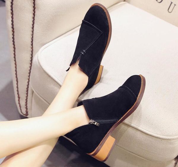 boots womens autumn winter fashion chunky heels ladies shoes woman flock ankle for women zipper botas mujer ghn67, Black
boots womens autumn winter fashion chunky heels ladies shoes woman flock ankle for women zipper botas mujer ghn67, Black