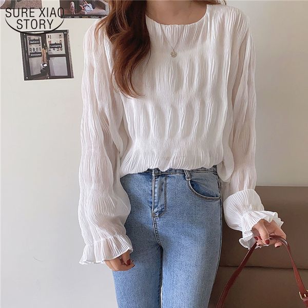 summer blusas mujer autumn korean shirt o neck long sleeve elegant blouse women solid color casual fashion 14388 210508, White
summer blusas mujer autumn korean shirt o neck long sleeve elegant blouse women solid color casual fashion 14388 210508, White