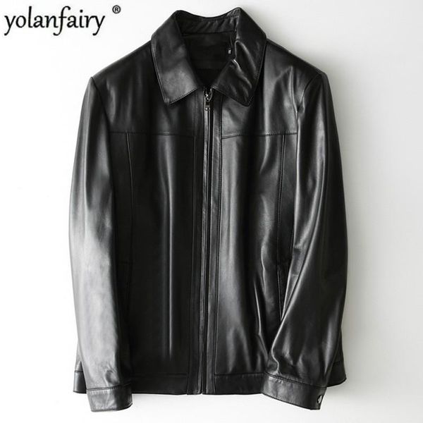men's leather & faux yolanfairy 100% real sheepskin coat genuine jacket short slim jackets for men outerwear jaqueta de couro cjx801a m, Black
men's leather & faux yolanfairy 100% real sheepskin coat genuine jacket short slim jackets for men outerwear jaqueta de couro cjx801a m, Black