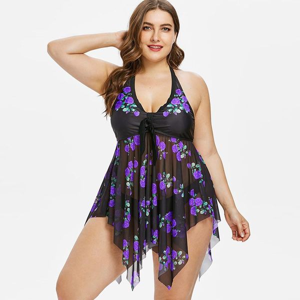 print plus size swimwear women tankini halter swimsuits high waist swimsuit large bathing suits skirt swimdress one-piece
print plus size swimwear women tankini halter swimsuits high waist swimsuit large bathing suits skirt swimdress one-piece