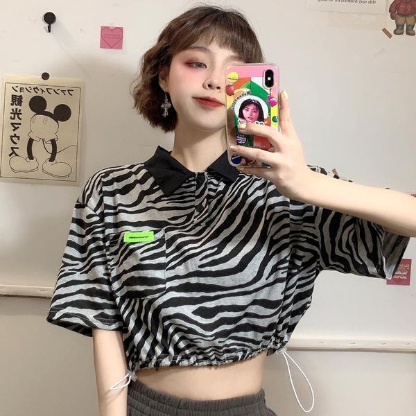 women's t-shirt zebra print short t shirt women sleevet-shirts female loose korean style ins harajuku hip hop streetwear, White
women's t-shirt zebra print short t shirt women sleevet-shirts female loose korean style ins harajuku hip hop streetwear, White