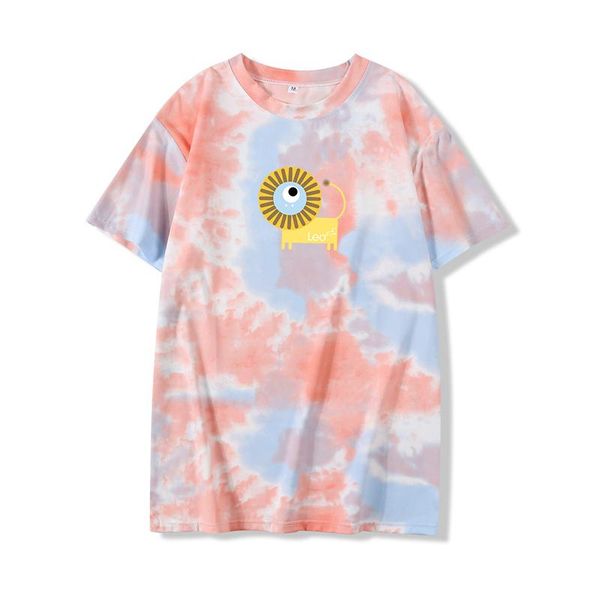 constellation leo cartoon cute printing pattern female tie dye t-shirt summer harajuku style streetwear japanese korean women's, White
constellation leo cartoon cute printing pattern female tie dye t-shirt summer harajuku style streetwear japanese korean women's, White