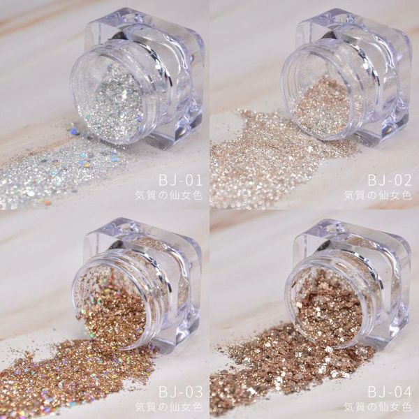 nail art decorations 5set 4box holographic glitter set gold bottle diy flake dust hexagon powder mermaid sequins for, Silver;gold
nail art decorations 5set 4box holographic glitter set gold bottle diy flake dust hexagon powder mermaid sequins for, Silver;gold