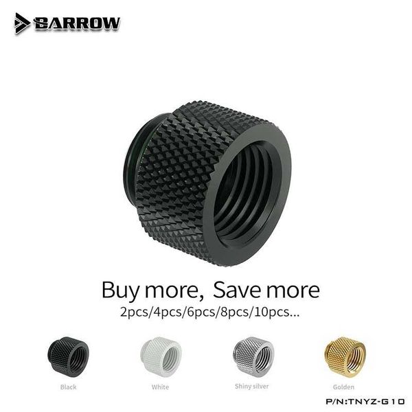 barrow tnyz-g10,black/white/silver/gold 10mm male to female extender fitting,g1/4 fiftings for water cooler pc fans & coolings
barrow tnyz-g10,black/white/silver/gold 10mm male to female extender fitting,g1/4 fiftings for water cooler pc fans & coolings