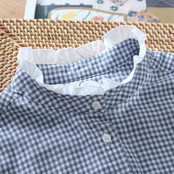 women's blouses & shirts lamtrip ruffled collar fresh plaid long sleeve cotton retro shirt blouse krx6, White
women's blouses & shirts lamtrip ruffled collar fresh plaid long sleeve cotton retro shirt blouse krx6, White