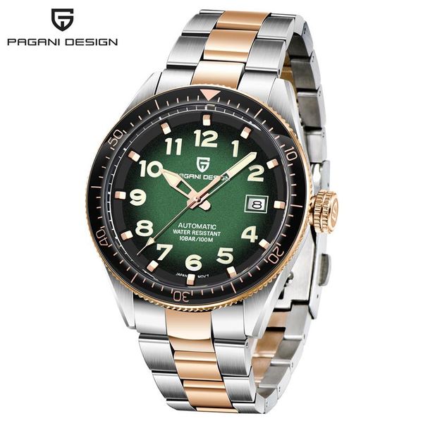 wristwatches pagani design diver watch 44mm nh35 10bar waterproof automatic mechanical watches mens luminous luxury stainless steel, Slivery;brown
wristwatches pagani design diver watch 44mm nh35 10bar waterproof automatic mechanical watches mens luminous luxury stainless steel, Slivery;brown