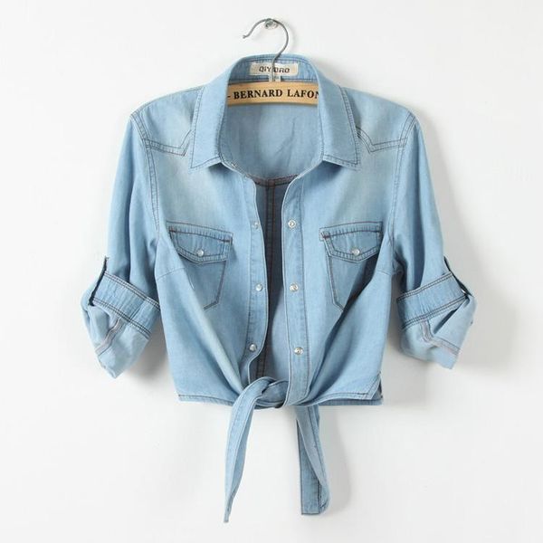 women's jackets denim shirt short sleeve crop blouse summer cool feminine shirts jacket women oversized, Black;brown
women's jackets denim shirt short sleeve crop blouse summer cool feminine shirts jacket women oversized, Black;brown