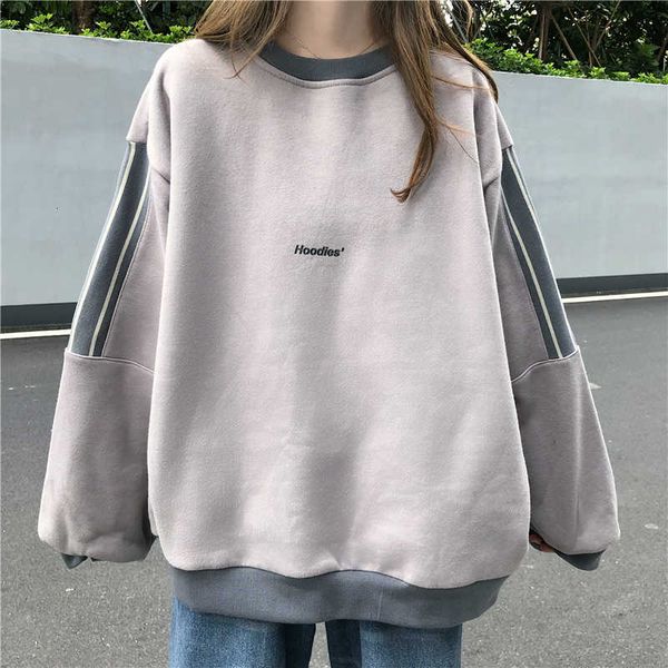 women's hoodies & sweatshirts casual long sleeve loose letter print sweatshirt women fashion o-neck stitching harajuku purple gray, Black
women's hoodies & sweatshirts casual long sleeve loose letter print sweatshirt women fashion o-neck stitching harajuku purple gray, Black