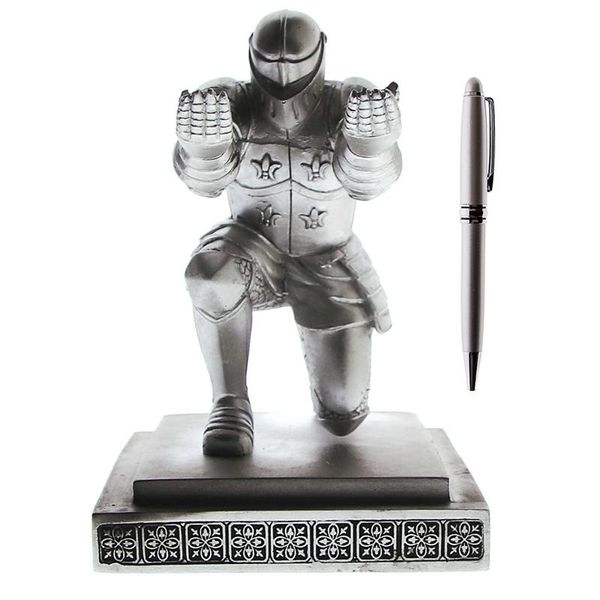 decorative objects & figurines executive medieval knight pen holder stand gift deskdecoration armor soldier statue
decorative objects & figurines executive medieval knight pen holder stand gift deskdecoration armor soldier statue