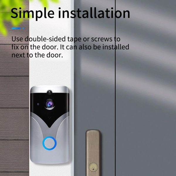 smart video intercom doorbell est wireless wifi door bell million hd coms sensor pir alarm recording security camera doorbells
smart video intercom doorbell est wireless wifi door bell million hd coms sensor pir alarm recording security camera doorbells