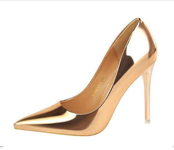 bigtree patent leather thin heels office shoes women shallow pumps fashion high heels shoes women pointed toe shoes, Black
bigtree patent leather thin heels office shoes women shallow pumps fashion high heels shoes women pointed toe shoes, Black
