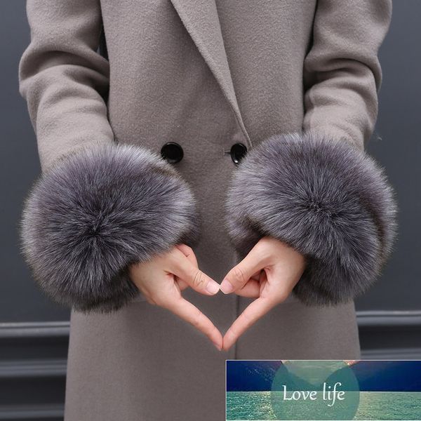 women faux fur cuffs wristband for coat and jacket winter warmer arm wrist large size hand sleeve ring fur sleeve gloves factory price exper, Blue;gray
women faux fur cuffs wristband for coat and jacket winter warmer arm wrist large size hand sleeve ring fur sleeve gloves factory price exper, Blue;gray