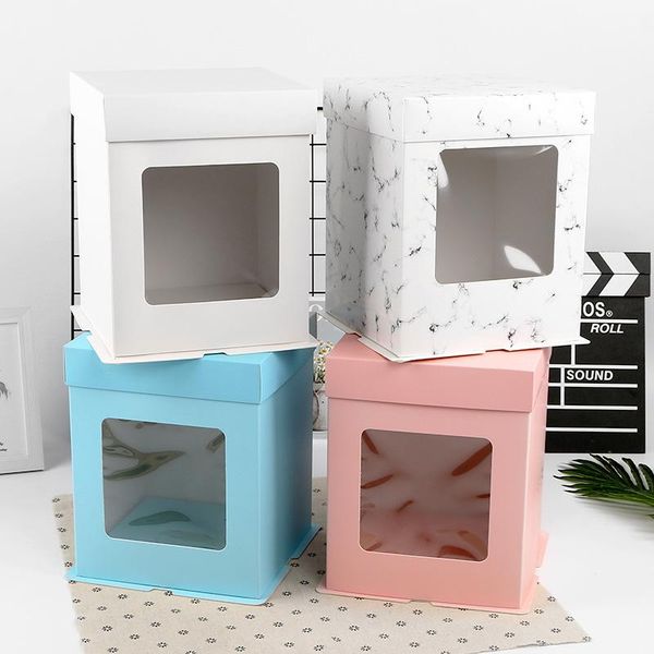 gift wrap 5pcs/lot marble cake box with window 6 inch portable birthday handle transparent open packaging
gift wrap 5pcs/lot marble cake box with window 6 inch portable birthday handle transparent open packaging