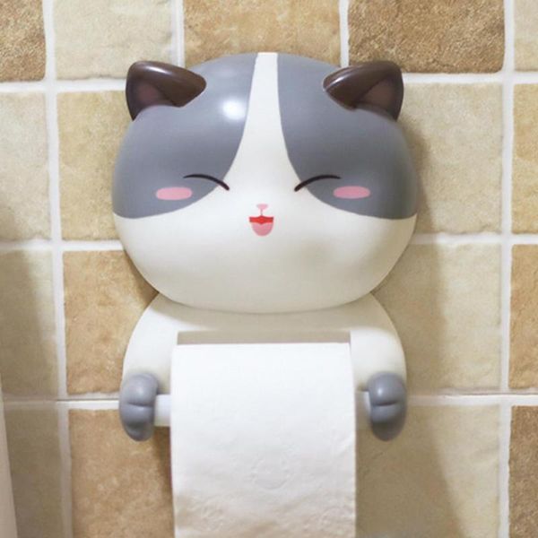 toilet paper holders 1 pcs roll holder wall-mounted tissue hanger cute cat shape pvc creative rack home decor for kitchen bathroom
toilet paper holders 1 pcs roll holder wall-mounted tissue hanger cute cat shape pvc creative rack home decor for kitchen bathroom