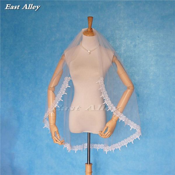 bridal veils beautiful lace wedding veil soft tulle fingertip in ivory, Black
bridal veils beautiful lace wedding veil soft tulle fingertip in ivory, Black