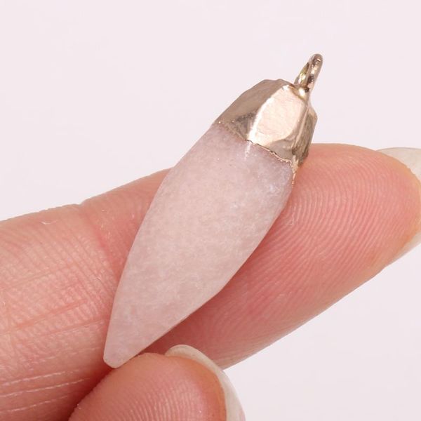charms selling natural semi-precious stones pointed faceted pendant jewellery for making diy necklace accessories size 13x26mm, Bronze;silver
charms selling natural semi-precious stones pointed faceted pendant jewellery for making diy necklace accessories size 13x26mm, Bronze;silver