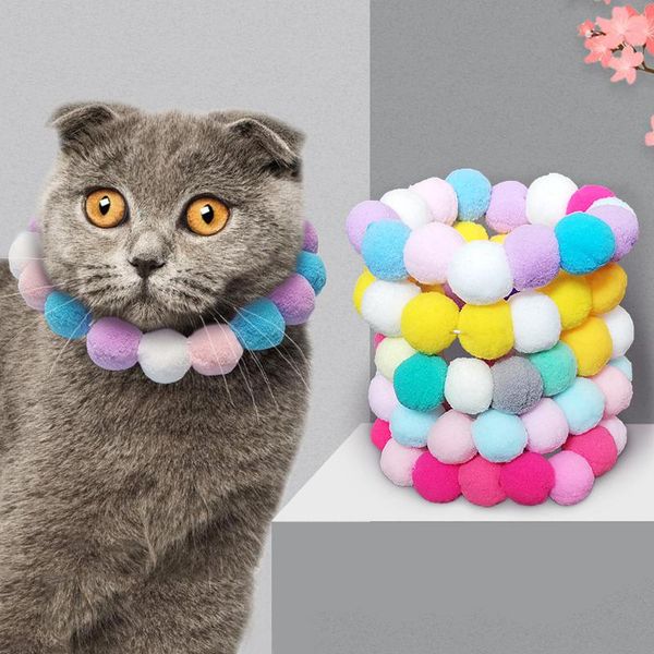 cat collars & leads pet dog kitty plush ball candy necklace decoration soft collar sweet scarf puppy neck grooming accessories
cat collars & leads pet dog kitty plush ball candy necklace decoration soft collar sweet scarf puppy neck grooming accessories