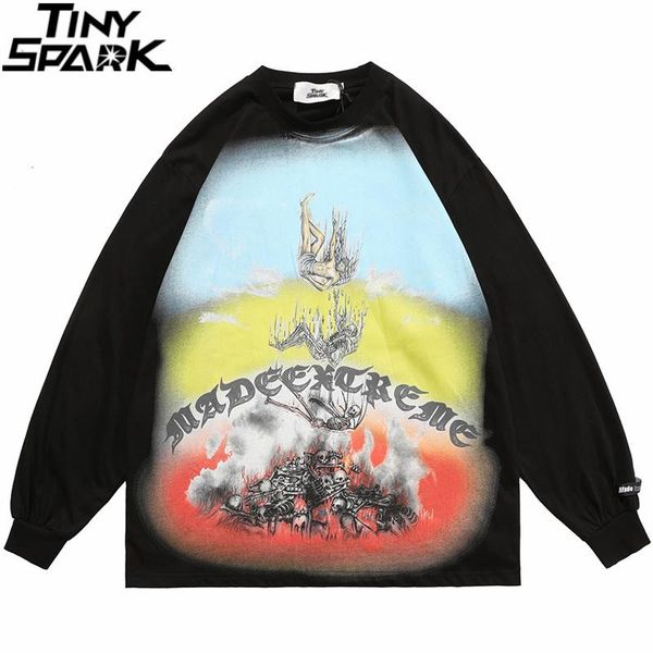 men's t-shirts men hip hop oversize tshirt streetwear skeleton letter print harajuku t shirt 2021 autumn loose cotton long sleeve t-shi, White;black
men's t-shirts men hip hop oversize tshirt streetwear skeleton letter print harajuku t shirt 2021 autumn loose cotton long sleeve t-shi, White;black