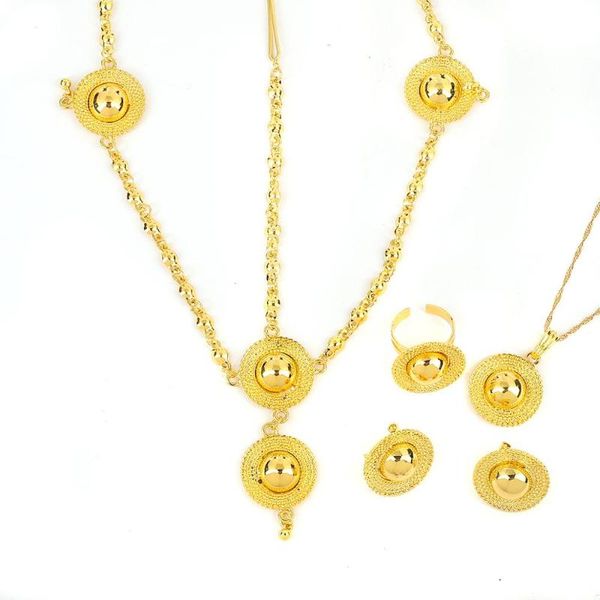 earrings & necklace romantical 24k gold color jewelry sets for african ethiopian eritrean women, Silver
earrings & necklace romantical 24k gold color jewelry sets for african ethiopian eritrean women, Silver