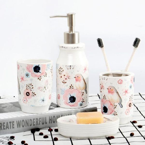 bathroom storage & organization 4pcs ceramic wash set toothbrush creative cup wedding decoration supplies house marriag
bathroom storage & organization 4pcs ceramic wash set toothbrush creative cup wedding decoration supplies house marriag