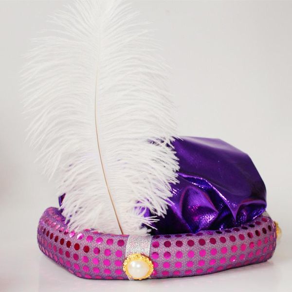 party hats arabian hat feather headband red purple golden for halloween costume cosplay dress up children toy birthday gift
party hats arabian hat feather headband red purple golden for halloween costume cosplay dress up children toy birthday gift