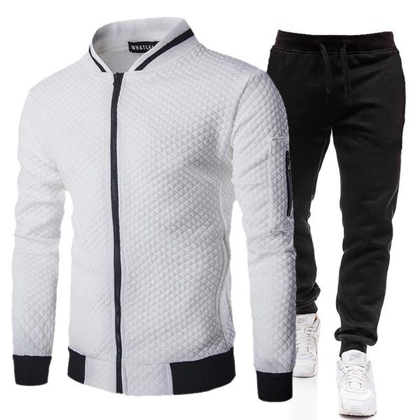 men's tracksuits 2021 solid color granular velvet zipper cardigan jacket + casual trousers suit spring and autumn men, Gray
men's tracksuits 2021 solid color granular velvet zipper cardigan jacket + casual trousers suit spring and autumn men, Gray