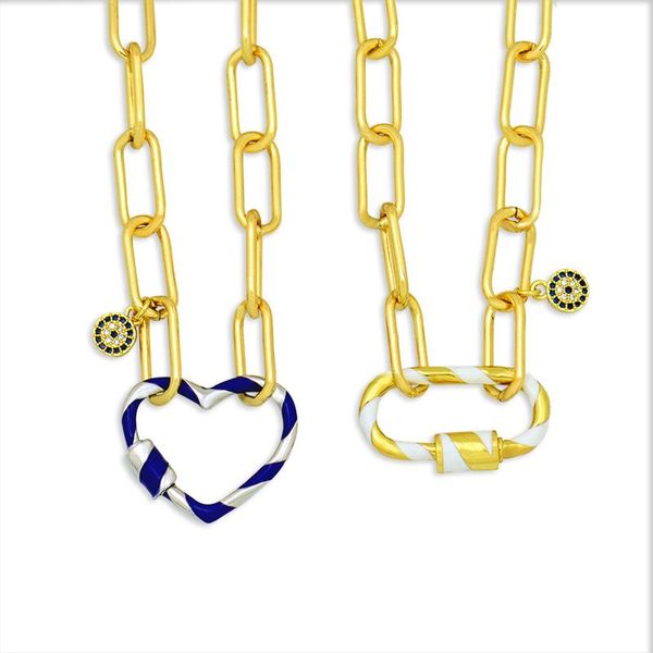 pendant necklaces geometric screw heart oval for women girls turkish jewelry carabiner curb chain zirconia evil eye necklace, Silver
pendant necklaces geometric screw heart oval for women girls turkish jewelry carabiner curb chain zirconia evil eye necklace, Silver