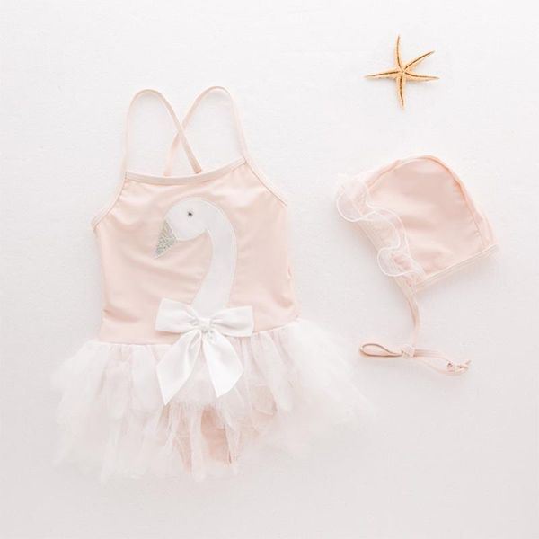 one-piece suits summer children swimsuit girls swan mesh skirt spring sling 2-piece set
one-piece suits summer children swimsuit girls swan mesh skirt spring sling 2-piece set