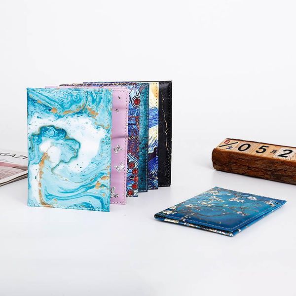 card holders multi purpose passport cover travel accessories pu leather wallet holder for men women abstract painting style portable 1pcs, Brown;gray
card holders multi purpose passport cover travel accessories pu leather wallet holder for men women abstract painting style portable 1pcs, Brown;gray