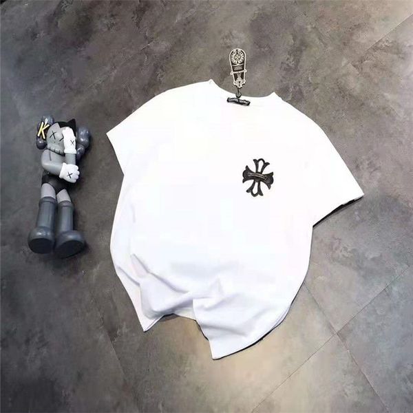 luxury design summer printed round neck couple short loose casual men's and women's t-shirt half sleeve fashion, White
luxury design summer printed round neck couple short loose casual men's and women's t-shirt half sleeve fashion, White