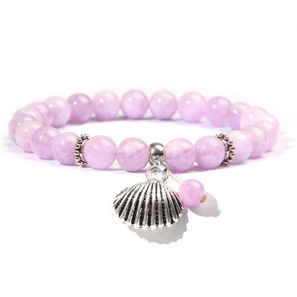 beaded, strands shell bracelets women jewelry natural 8 mm kunsite chalcedony stone bracelet bohemian fashion beads charm pulseras men mala, Black
beaded, strands shell bracelets women jewelry natural 8 mm kunsite chalcedony stone bracelet bohemian fashion beads charm pulseras men mala, Black