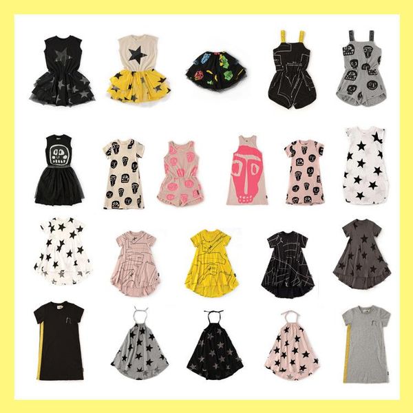 same children's dress girl's dresses, Red;yellow