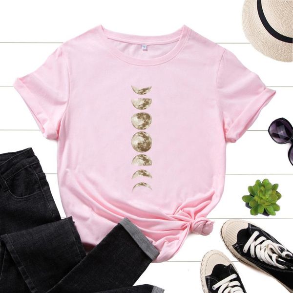 women's t-shirt cotton t-shirts for women graphic tees printed shirt short sleeve summer casual clothes full half moon phases space ni, White
women's t-shirt cotton t-shirts for women graphic tees printed shirt short sleeve summer casual clothes full half moon phases space ni, White