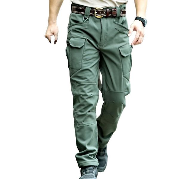 men's pants tactical soft shell camouflage workwear autumn and winter training outdoor special forces loose, Black
men's pants tactical soft shell camouflage workwear autumn and winter training outdoor special forces loose, Black