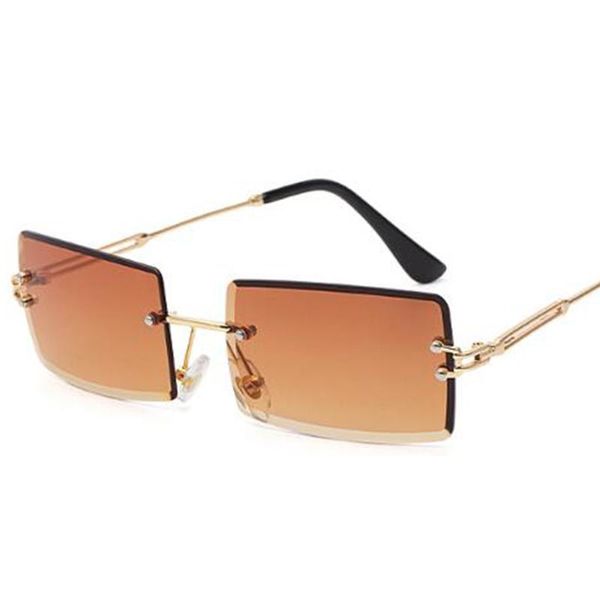 rimless sunglasses rectangle fashion women men shades small square sun glasses for female summer traveling brown, White;black
rimless sunglasses rectangle fashion women men shades small square sun glasses for female summer traveling brown, White;black