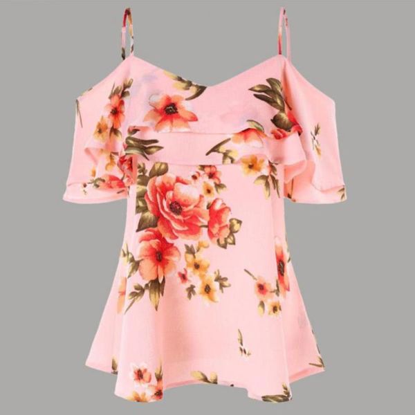 women's tanks & camis women off shoulder spaghetti strap floral print tees casual ruffled chiffon blouse loose plus size pullover, White
women's tanks & camis women off shoulder spaghetti strap floral print tees casual ruffled chiffon blouse loose plus size pullover, White