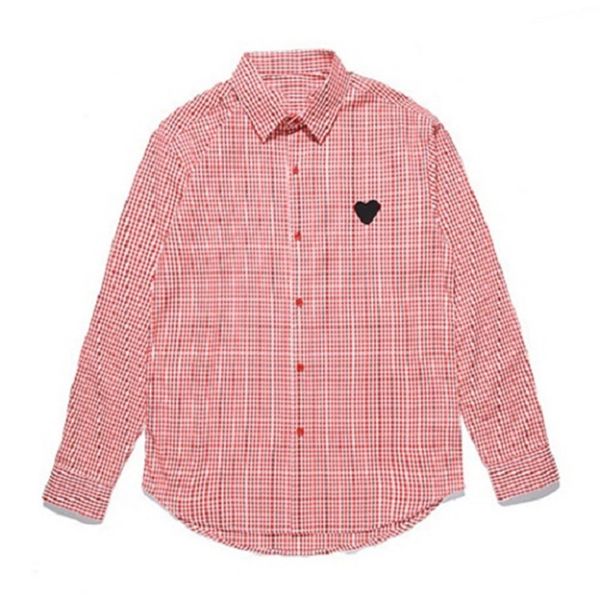 2021 play casual shirt #c134a off fashion men women luxury stylist heart pattern white dress shirts harajuku designers cdg stripe clothing, White;black
2021 play casual shirt #c134a off fashion men women luxury stylist heart pattern white dress shirts harajuku designers cdg stripe clothing, White;black