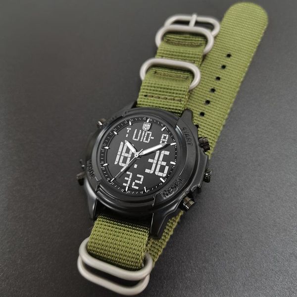 wristwatches multi-functional digital watch nato nylon waterproof luminous men's quartz leisure outdoor sports military, Slivery;brown
wristwatches multi-functional digital watch nato nylon waterproof luminous men's quartz leisure outdoor sports military, Slivery;brown