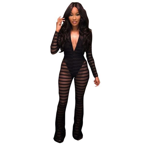 women's jumpsuits & rompers transparent bodysuit special design 2021 bodycon jumpsuit black patchwork lace v-neck club wear leggings, Black;white
women's jumpsuits & rompers transparent bodysuit special design 2021 bodycon jumpsuit black patchwork lace v-neck club wear leggings, Black;white