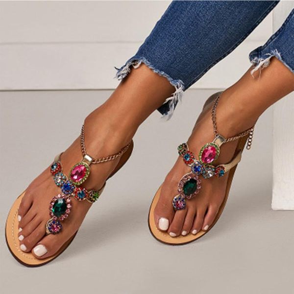 jeweled sandals summer flat bohemian flip flops women shoes roman casual beach slip-on, Black
jeweled sandals summer flat bohemian flip flops women shoes roman casual beach slip-on, Black