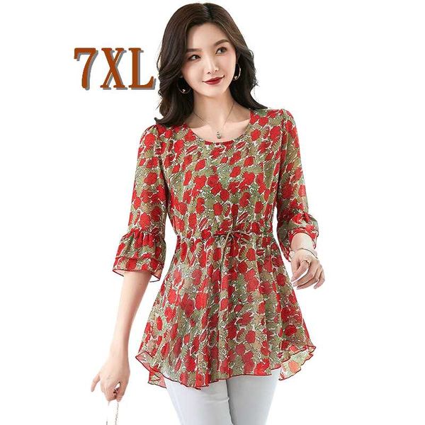 plus size t-shirt blouse women overweight shirts clothing korean summer style chiffon tunic tees oversized cloths, Black
plus size t-shirt blouse women overweight shirts clothing korean summer style chiffon tunic tees oversized cloths, Black