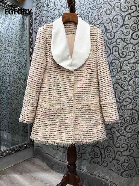 jackets new wool jackets autumn winter outerwear women turn-down collar lurex yarn patchwork vintage wool blend coats, Black;brown
jackets new wool jackets autumn winter outerwear women turn-down collar lurex yarn patchwork vintage wool blend coats, Black;brown