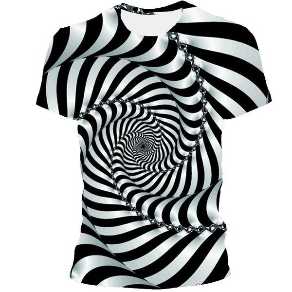 space-time tunnel t-shirt creative vortex line 3d printing casual novel colorful round neck short-sleeved men's t-shirts, White;black
space-time tunnel t-shirt creative vortex line 3d printing casual novel colorful round neck short-sleeved men's t-shirts, White;black