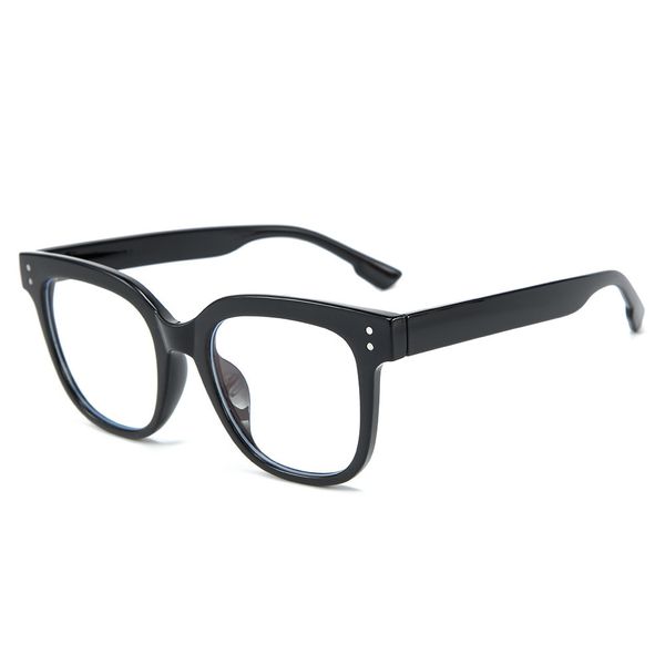 2139 new family blue proof flat lens fashion large frame white screen glasses for men and women, White;black
2139 new family blue proof flat lens fashion large frame white screen glasses for men and women, White;black