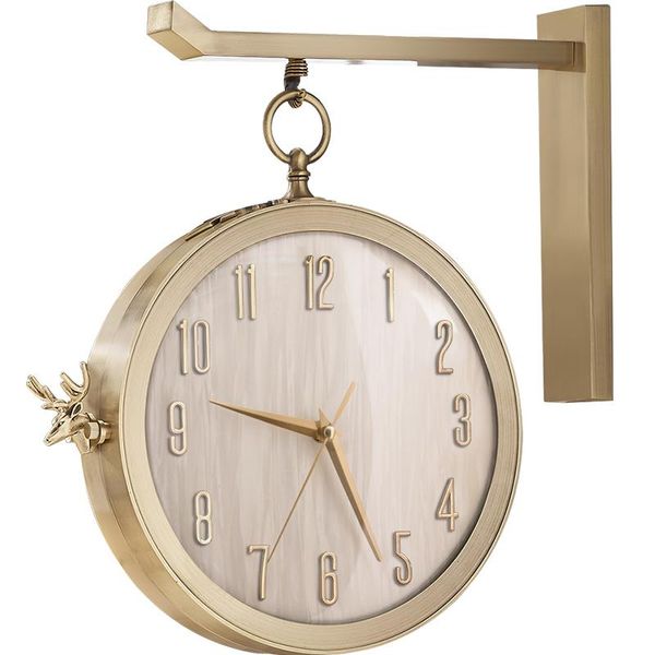 wall clocks modern double-sided clock large metal mechanism home living room silent nordic decor saat gift fz333
wall clocks modern double-sided clock large metal mechanism home living room silent nordic decor saat gift fz333