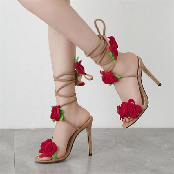sandals women's summer rose flower cross tied high heels beach boots zapatos mujer chaussure femme sandalias, Black
sandals women's summer rose flower cross tied high heels beach boots zapatos mujer chaussure femme sandalias, Black