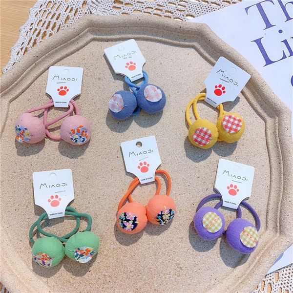 korea style girl hair rope candy color floral embroidery ball pair rubber bands for children's fashion accessories, Slivery;white
korea style girl hair rope candy color floral embroidery ball pair rubber bands for children's fashion accessories, Slivery;white